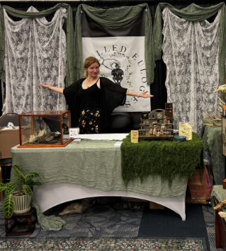 Earth Pulled Eulogies vendor booth